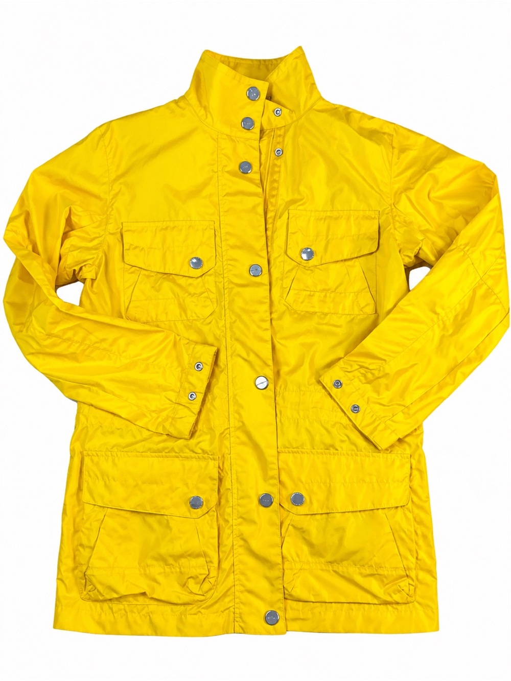 Lauren Ralph Lauren Vibrant Yellow Utility Raincoat Jacket
